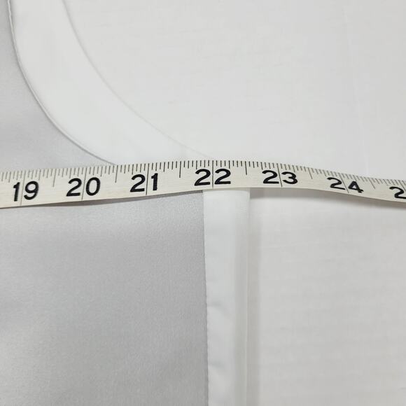 Satin Solid Silver Grey Mens Formal Vest Tie Medium Tuxedo Prom Brandon Michael - Picture 4 of 15